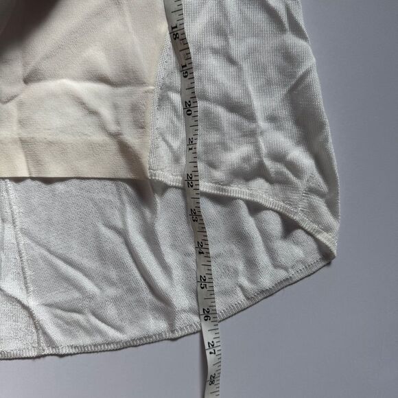 Rag & Bone Cream Mesh Panel Tank Top Size Small - Picture 5 of 5